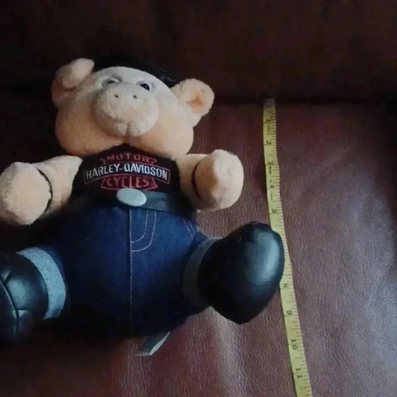 🌹stuffed Harley Davidson pig toy - Picture 5 of 5